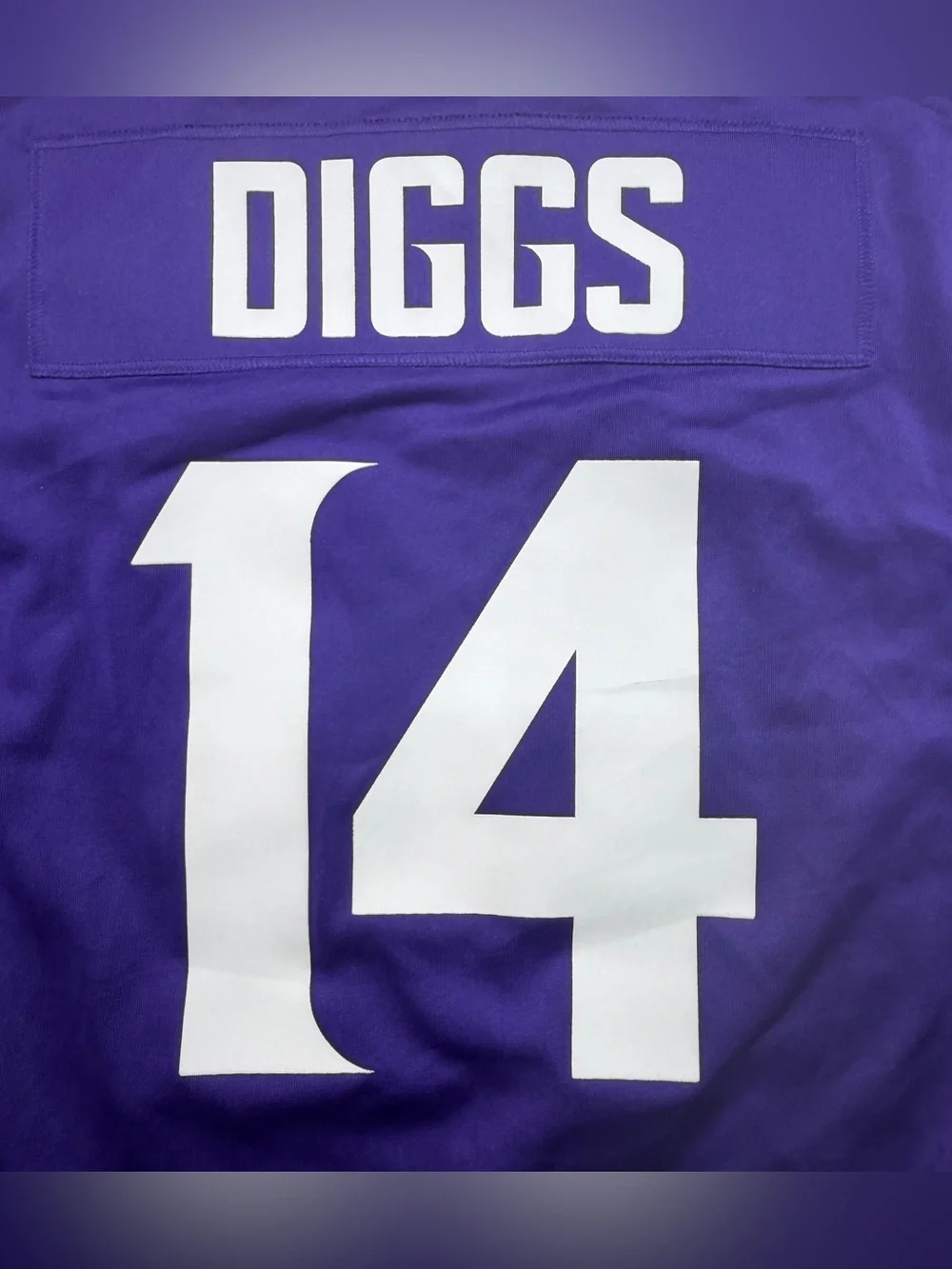 Nike Stefon Diggs Minnesota Vikings #14 Home Purple Game Jersey Men's Large